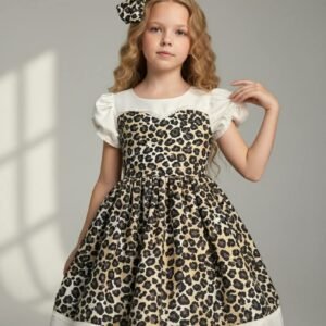 Belluchi Leopard Printed Dress