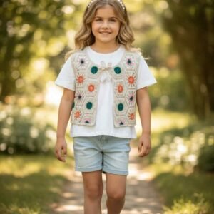 Little Star Embroidery Top