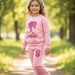 Barbie Φόρμα με στάμπα glitter